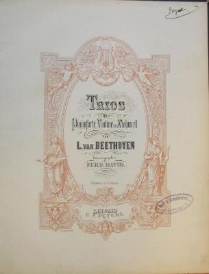  Trios für Pianoforte, Violine und Violoncell (o.J.)