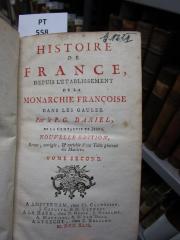  Histoire de France, depuis l'établissement de la monarchie françoise dans les Gaules (1742)