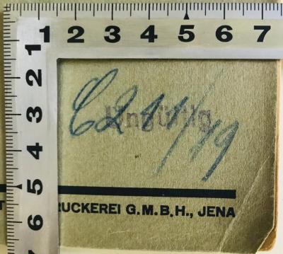 - (Verband der Nahrungsmittel- und Getränkearbeiter Ortsgruppe Berlin'), Von Hand: Signatur; 'C 211/19'. 