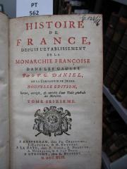  Histoire de France, depuis l'établissement de la monarchie françoise dans les Gaules (1742)