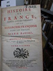  Histoire de France, depuis l'établissement de la monarchie françoise dans les Gaules (1742)