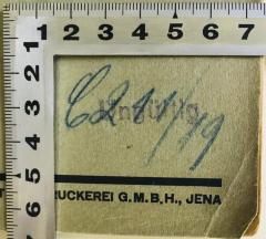 - (Verband der Nahrungsmittel- und Getränkearbeiter Ortsgruppe Berlin'), Von Hand: Signatur; 'C 211/19'. 