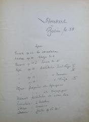 - (Stoeckert, Hermann ), Von Hand: Annotation; 'Inhalt : Dussek op. 62: La consolation ; Schulhoff op. 20: Walzer Nr 2; Clementi op 47.2: Sonate Nr. 61 [6i?]; Vogt op 20: Präludien[?] und Fuge I; " " " " III; " op 19: " u. Foccata; " op 20: " u. Fuge II; Wagner: Potpourri über Lohengrin; " " über Meistersinger; Willmers: [xxx] im alten Stil; Rubinstein: 2. Melodien; Döhler: Nukturno; Löschhorn: Etuden op 67 Nr i '. 