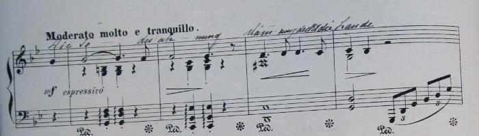 - (unbekannt), Von Hand: Annotation; 'Wie To-desah-nung Dämmerung deckt die Lande'. 
