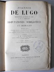 BN 2961 D612-1 (bis 8) : Disputationes scholasticæ et morales (1868)