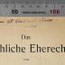 BR 5210 V886(3) : Das kirchliche Eherecht (1910)