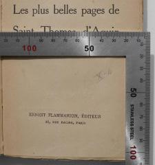 - (Dominicains Prov. de France Nov. Profes.), Stempel: Name, Berufsangabe/Titel/Branche; ' Dominicains Nov. Prof. X-4 [Stempelform + Signatur interpretiert]'. 
