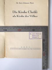 Dr. Joh. Dietrich, Dortmund Silberstr. 26