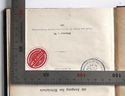 BO 5375 K77 : Methodisch-kritische Beiträge zur Geschichte der Sittlichkeit des Klerus besonders der Erzdiözese Köln am Ausgang des Mittelalters (1910);- (Kubíček, Anton), Etikett: Name; 'Th. Dr. Ant. Kubíček'. 
