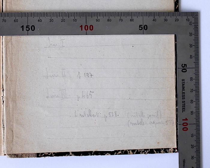 [...] handschriftl. Eintrag letzte Seite