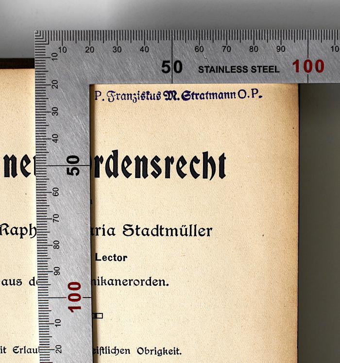 P. Franziskus M. Stratmann O.P.
