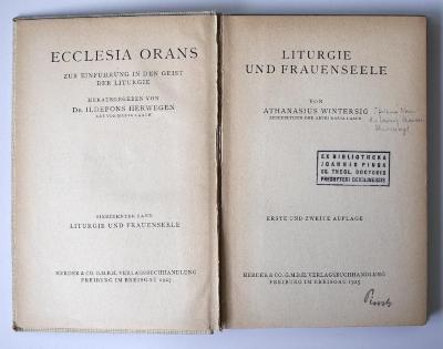BS 1340 W788(2) : Liturgie und Frauenseele (1925)