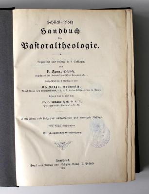 BT 1350 S385(17) : Handbuch der Pastoraltheologie (1914)