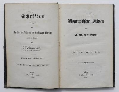 NY 9000 P551-1/2 : Biographische Skizzen (1864)