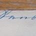 - (Sarah Ann Plimmer), Von Hand: Autogramm; 'Sarah Ann Plimmer

Miss A. Plimmer'. 