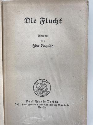 GM 7651 B789 F6 : Die Flucht (1898)