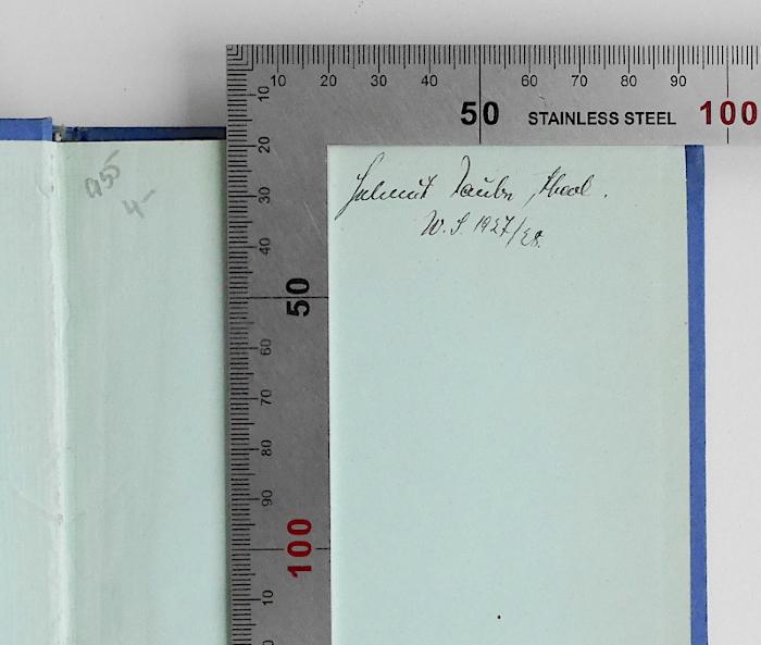 [Helmut Taube, theol., W.S. 1927/28]?