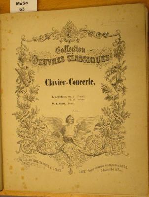  [Konvulut] Collection des Oevres Classiques : Claavier-Concerte ; Sinfonies de Louis van Beethoven. : Transerites pour le Piano ; Collection des Oeuvres Classiques : Clavier-Concerte ; Sinfonies de Louis  van Beethoven. : Transerites pour le Piano ((o.J.))