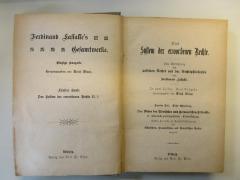 B 25-2,1 : Ferdinand Lassalle's Gesamtwerke : Das System der erworbenen Rechte II.1.
Das Wesen des Römischen und Germanischen Erbrechts in historisch-philosophischer Entwicklung. (1901)
