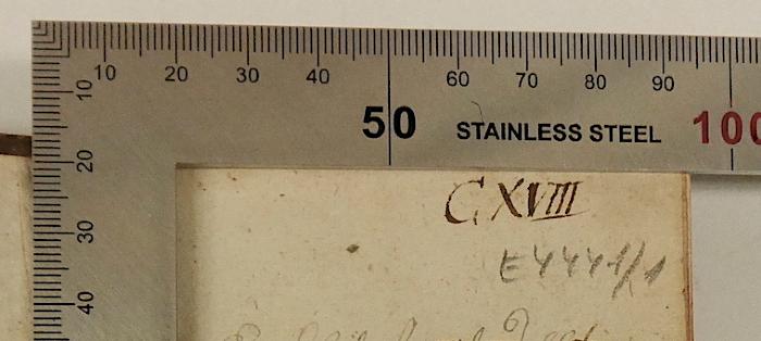 CXVIII [+] E 4441/1
