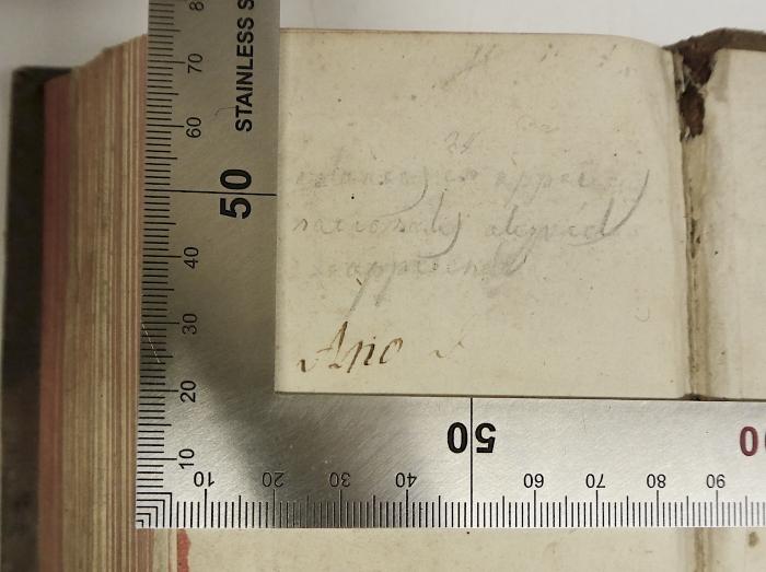 Rara M 127 : Institutiones philosophicae ad studia theologica potissimum accomodatae. 1-3 (1764);-, Von Hand: ; '... [nicht zu entziffern]';-, Von Hand: Autogramm; 'Ario'