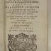 Rara M 127 : Institutiones philosophicae ad studia theologica potissimum accomodatae. 1-3 (1764)