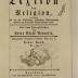 Rara M 149 : Philosophisches Lexikon der Religion. 1. A - L (1777)