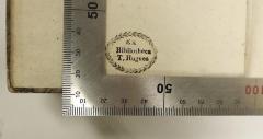 - (Hugues, Theodor), Etikett: Exlibris; 'Ex Bibliotheca T. Hugues'. 