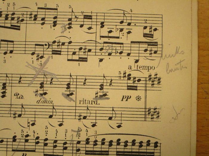 -, Von Hand: Annotation