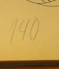 - (Bergungsstelle 140, Bibliothek des Herrn B. Schulz), Von Hand: Nummer; '140'.  (Prototyp)