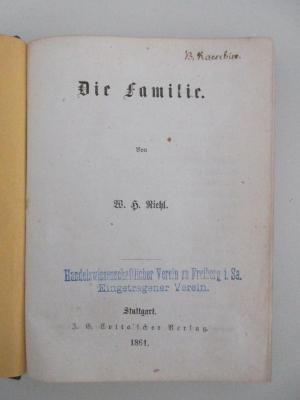 3 D 128 : Die Familie (1861)
