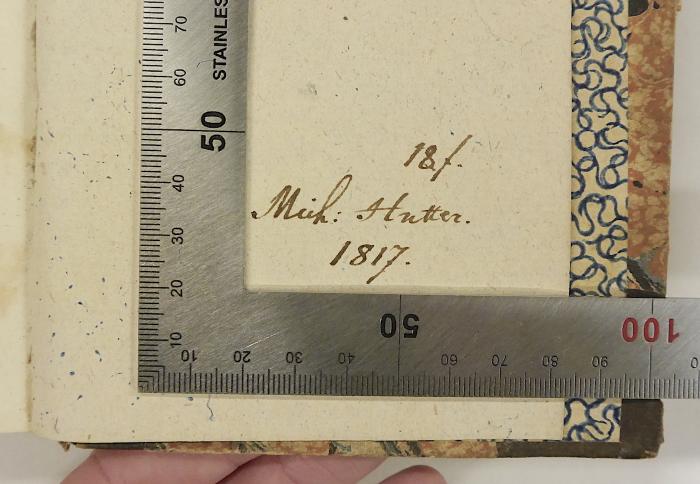 18f. Müh: Hutter. 1817