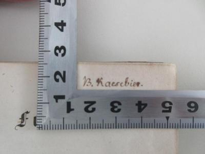 - (Kaesebier, B.), Von Hand: Name; 'B. Kaesebier'. 