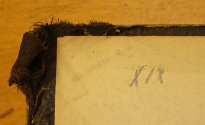-, Von Hand: Nummer, ; 'XIX'
