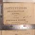 Rara M 236 : Institvtiones Philosophiae Activae (1772)