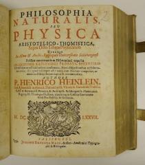 Rara M 298 : Philosophia Rationalis Seu Logica Aristotelico-Thomistica, Tam Parva, quàm Magna. 1 (1677)