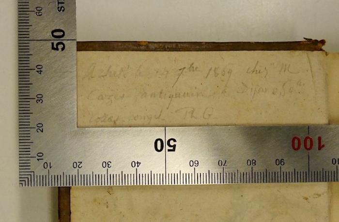 […] 1869 […] antiqui[…] Th.G.