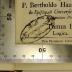 Rara M 429 : Elementa Philosophiae Ad Rationis Et Experientiae ductum conscripta, Atque Usibus Scholasticis accomodata. 1. Logica (1755)
