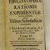 Rara M 432 : Elementa Philosophiae Ad Rationis Et Experientiae ductum conscripta, Atque Usibus Scholasticis accomodata. 4. Physica Generalis (1758)
