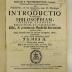 Rara M 426 : Donati A Transfiguratione Domini Scholarum Piarum Campidonæ Rectoris, alias Philosophiæ, &amp; SS. Canonum. 2. Philosophiæ partem Metaphysicam, seu rectius Primam Philosophiam complectens (1754)