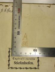 -, Von Hand: Signatur; 'A. 86.'