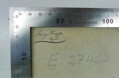 - (Krafth, Georg), Von Hand: Name, Autogramm; 'Georg Krafth Cuglum[?].'. 