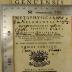 Rara M 438 : Antonii Genuensis In Regia Neapolitana Academis Primum Ethices, Postey Œconomices Professoris Disciplinarum Metaphysicarum Elementa, Mathematicum In Morem Adornata. 3+4
 (1779)