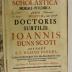 Rara M 474 : Theologia Scholastica Morali-Polemica Juxta Mentem Doctoris Subtilis Joannis Duns Scoti. 1-2 (1732)