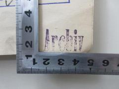 - (Bank der Arbeiter, Angestellten und Beamten, A.-G.), Stempel: Notiz; 'Archiv'.  (Prototyp)