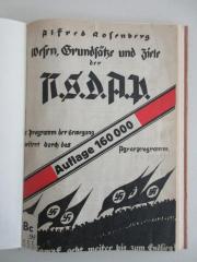 Bc 555&lt;160&gt; : Wesen, Grundsätze und Ziele der Nationalsozialistischen Deutschen Arbeiterpartei : das Programm der Bewegung (1932)