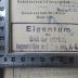 - (Bank der Arbeiter, Angestellten und Beamten, A.-G.), Durchgestrichen: Ortsangabe, Name; 'Eigentum der Bank der Arbeiter, Angestellten und Beamten, A.-G.'.  (Prototyp)