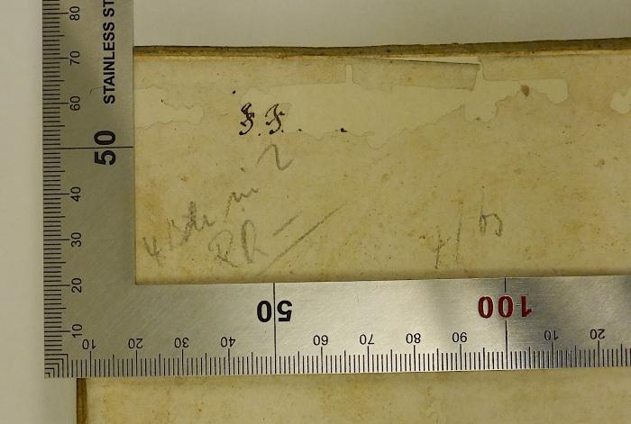 Rara M 424 : Philosophia Peripatetica. 1. Logica + 2. Physica Universalis (1739);-, Von Hand: Annotation; '4 Bde in 2 RR-/ [+] 4/...'