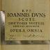 Rara M 478 : R.P.F. Joannis Duns Scoti, Doctoris Subtilis, Ordinis Minorum, Opera Omnia. 1 (1639)