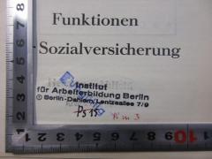 - (Institut für Arbeiterbildung Berlin-Dahlem;Bibliothek des Instituts für Arbeiterbildung Berlin-Dahlem),  'Institut für Arbeiterbildung Berlin 
Berlin-Dahlem, Lentzeallee 7/9
Ps 15
Nm 3'. 